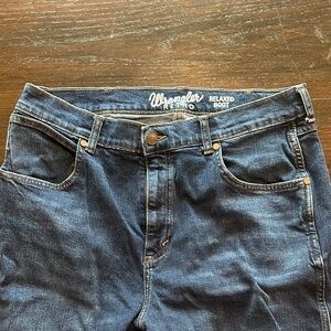 Wrangler Retro Relaxed Boot Cut Jeans - Dark Blue